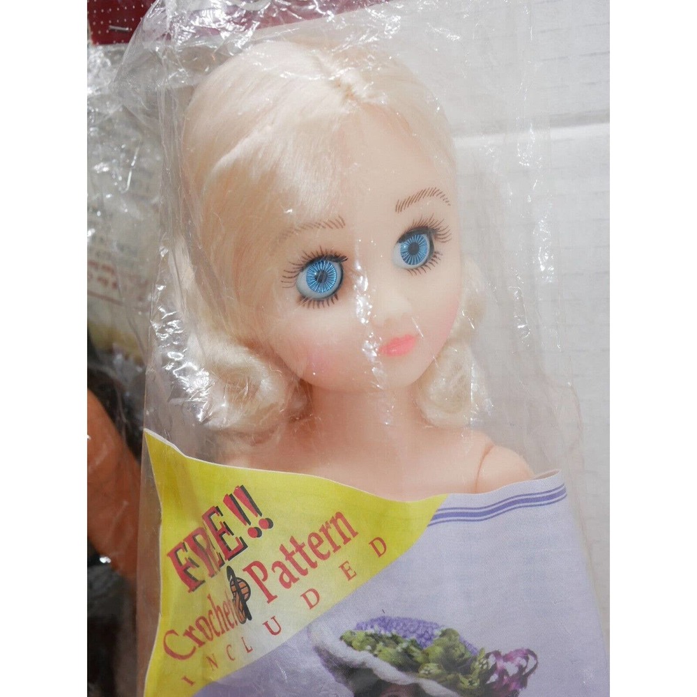 Fibre Craft Doll Lot Of 4 Chief Hollywood Starlet Crochet Pattern Kits - Picture 8 of 14